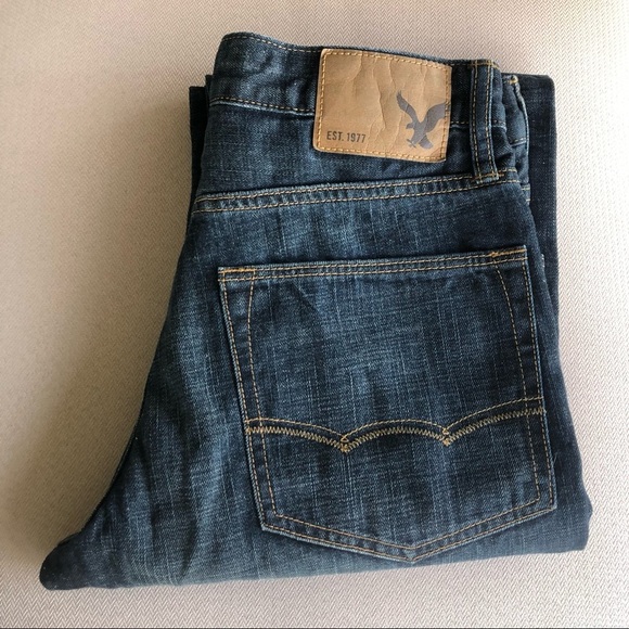 American Eagle Outfitters mend relaxed straight jeans 29/30 - Picture 12 of 12